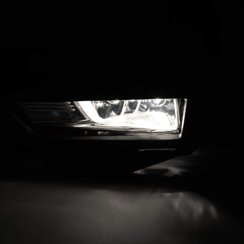 Compatible For Nissan Rogue S SL SV 2017-2018 Fog Lights Lamps Set with Switch Bezel Wires clear lens fog lights with H8 12V 35W bulbs For Nissan X-Trail - Image 8