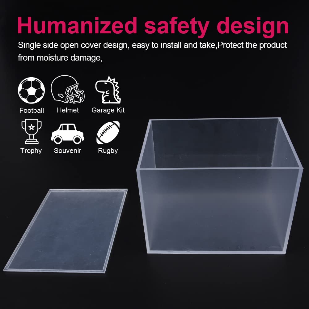 GRAND ORANGE 7 Inch Mini Football Helmet Display Box Display Box Case Empty Container - Image 6