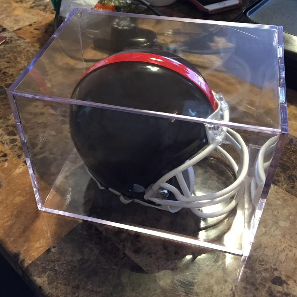 GRAND ORANGE 7 Inch Mini Football Helmet Display Box Display Box Case Empty Container - Image 9