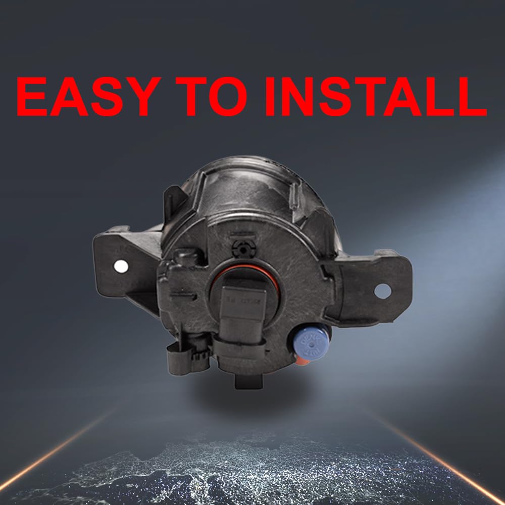 GRAND ORANGE Bumper Fog Lights Lamps+Switch Compatible with 2013-2015 Nissan Altima 4-Door Driver & Passenger Fog Lamps NI2592122 NI2593122 26155-9B91C 26150-9B91C - Image 5