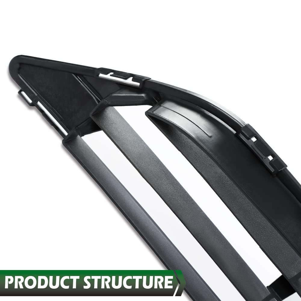 GRAND ORANGE Bumper Grille Lower Insert Compatible with 2017 2018 2019 Nissan Rogue Bumper Grille Black 622546FL0A - Image 6