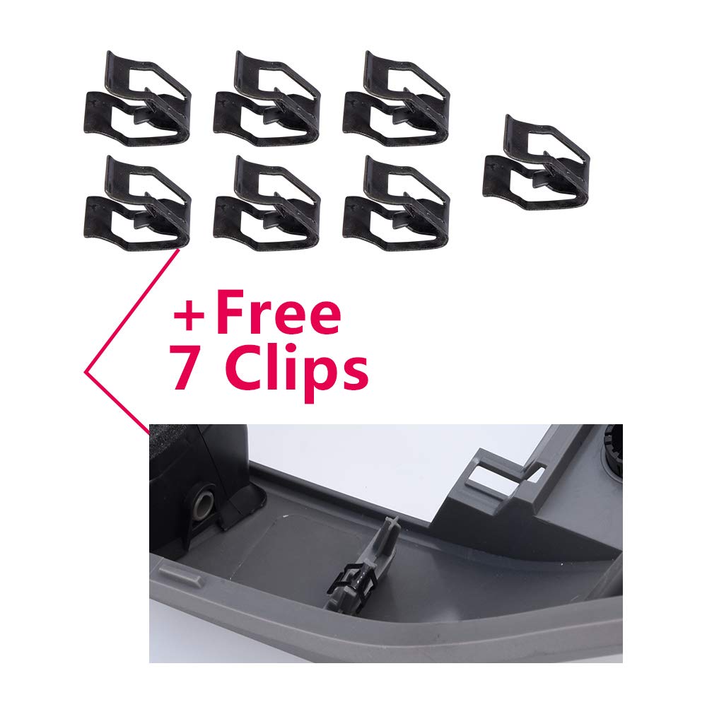 GRAND ORANGE Center Dash Radio AC Bezel w/Speaker Bezel Compatible with 2004-2006 Nissan Titan, Armada SE & LE Gray Radio Player Climate Control Bezel 682577S000 - Image 7