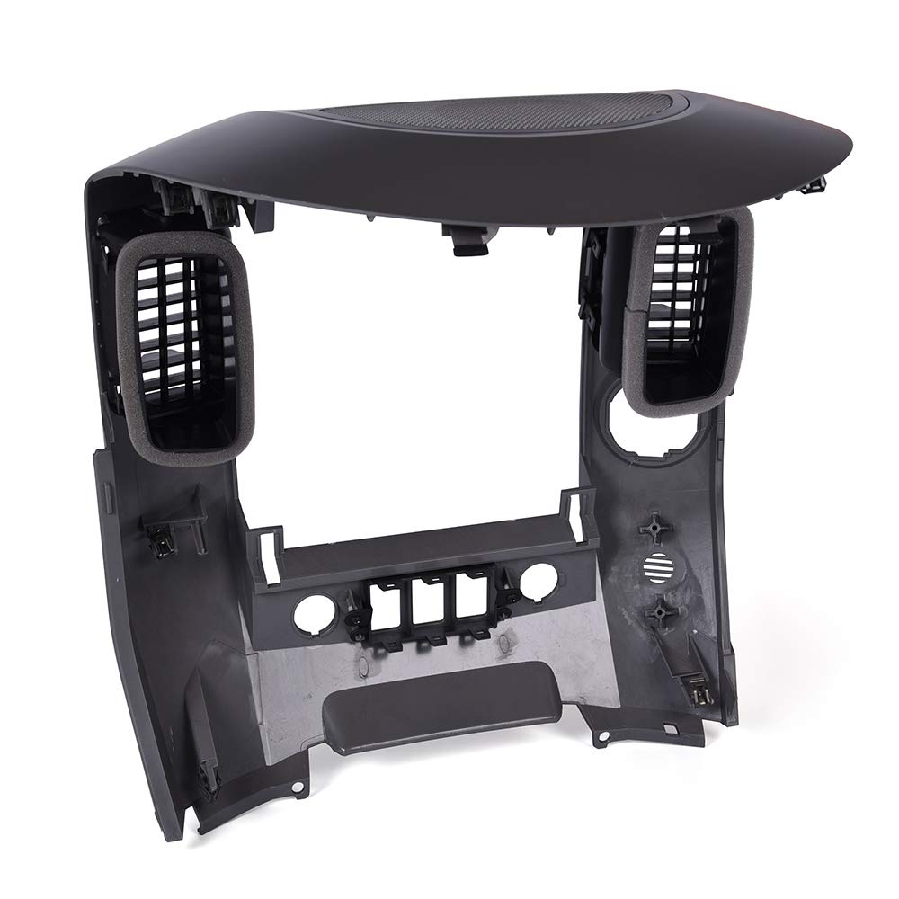 GRAND ORANGE Center Dashboard Radio AC Bezel Compatible with 2004-2006 Nissan Titan (LE, SE) / 2005-2006 Nissan Armada (LE. SE) Gray W/Speaker Bezel 682577S000 - Image 3
