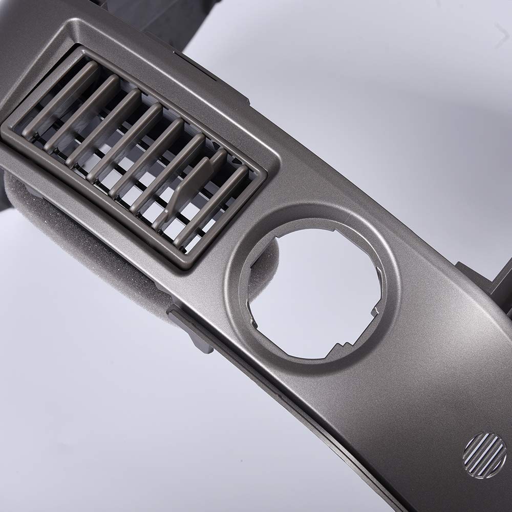 GRAND ORANGE Center Dashboard Radio AC Bezel Compatible with 2004-2006 Nissan Titan (LE, SE) / 2005-2006 Nissan Armada (LE. SE) Gray W/Speaker Bezel 682577S000 - Image 4