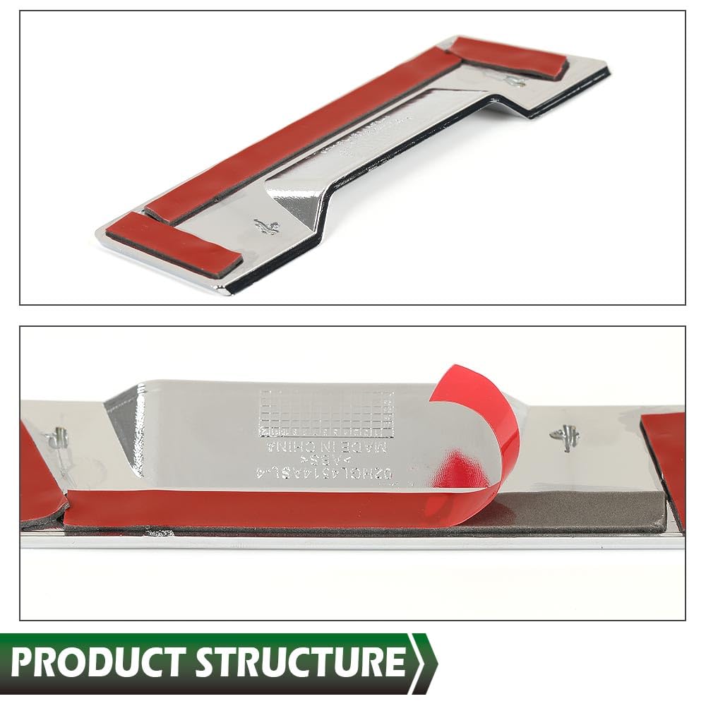 GRAND ORANGE Chrome Snap On Grille Inserts Overlay Grill Cover Compatible with 2016-2018 Chevy Silverado 1500 LT Z71 Only/Fit 2019 1500 LD Old Body(WT, LT, Custom) 3961039403 - Image 8