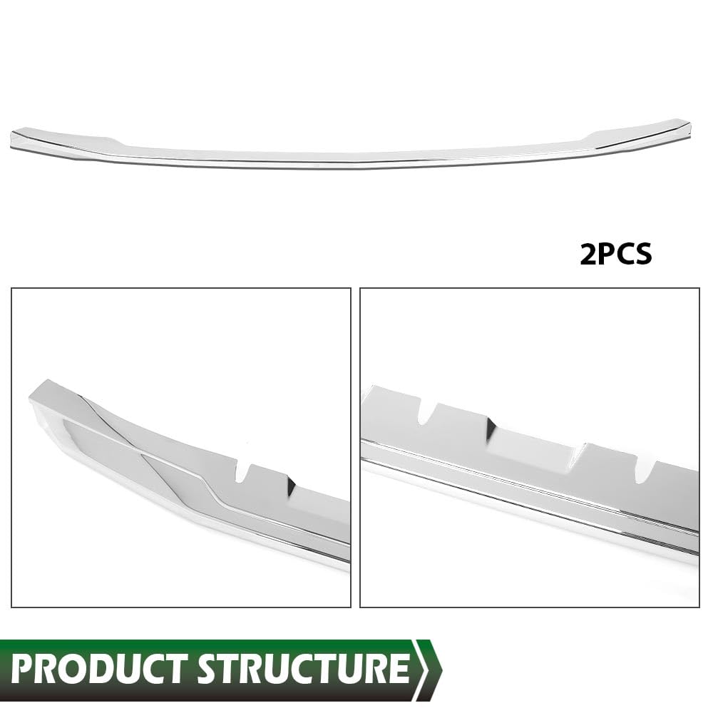 GRAND ORANGE Chrome Snap On Grille Inserts Overlay Grill Cover Compatible with 2016-2018 Chevy Silverado 1500 LT Z71 Only/Fit 2019 1500 LD Old Body(WT, LT, Custom) 3961039403 - Image 9