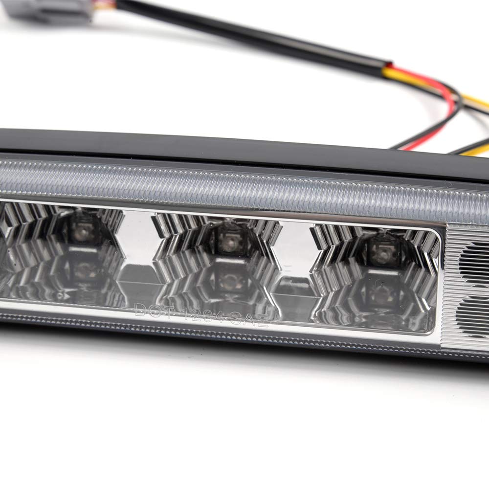 GRAND ORANGE Clear Lens LED Rear Tail Brake Light Compatible with Ford F250 F350 F450 F550 Super Duty 1999-2015 Tail Lamps - Image 3