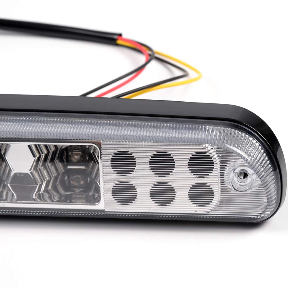 GRAND ORANGE Clear Lens LED Rear Tail Brake Light Compatible with Ford F250 F350 F450 F550 Super Duty 1999-2015 Tail Lamps - Image 6