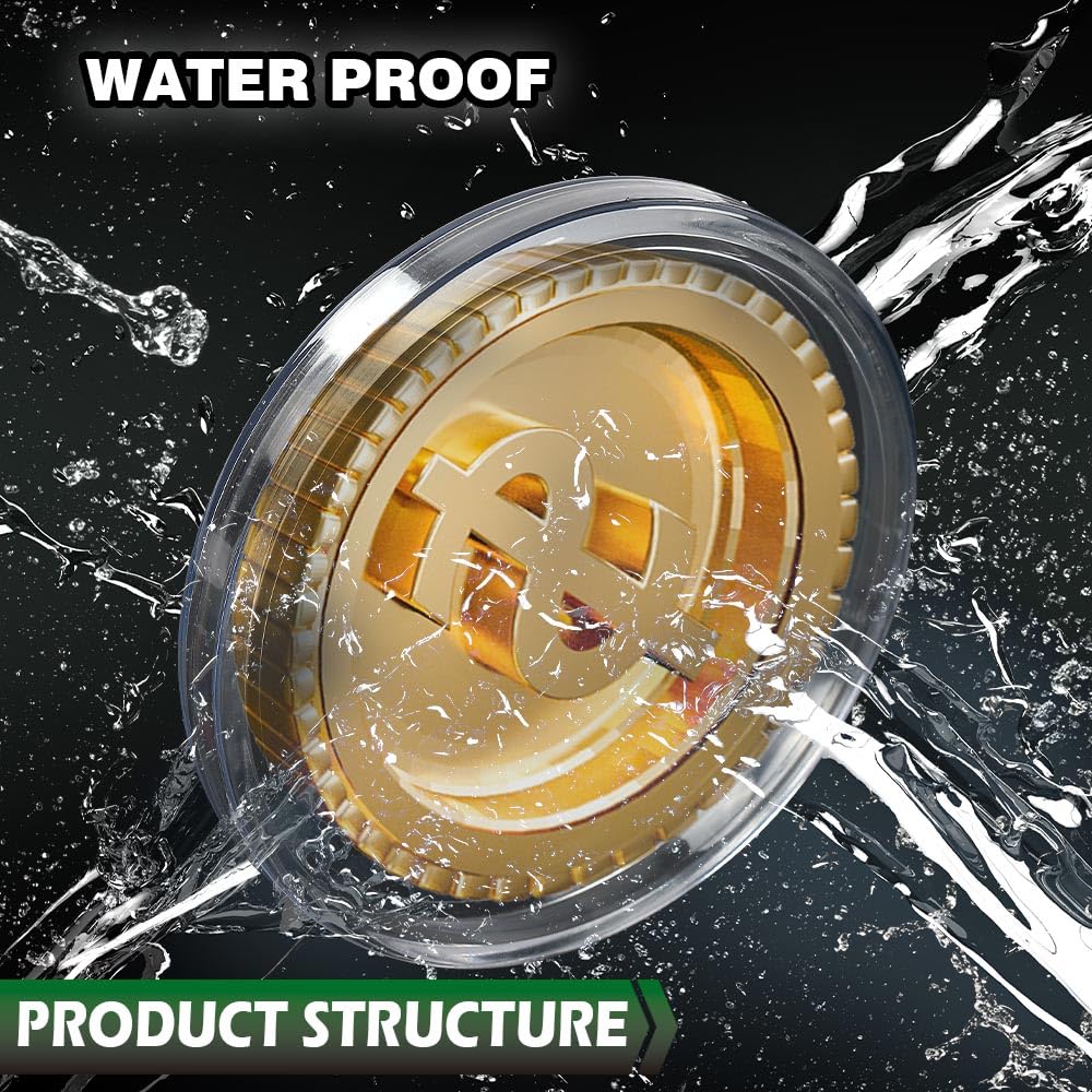 GRAND ORANGE Coin Capsule Holder 1pc Fit Queen Beasts 10 Oz Dragon Silver Coin 89.2mm / 7.16 Long Term Holder - Image 3