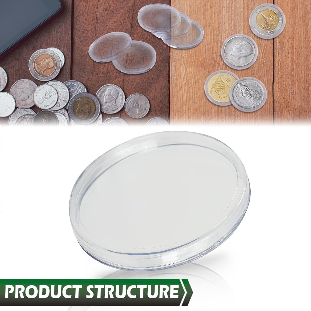 GRAND ORANGE Coin Capsule Holder 1pc Fit Queen Beasts 10 Oz Dragon Silver Coin 89.2mm / 7.16 Long Term Holder - Image 6