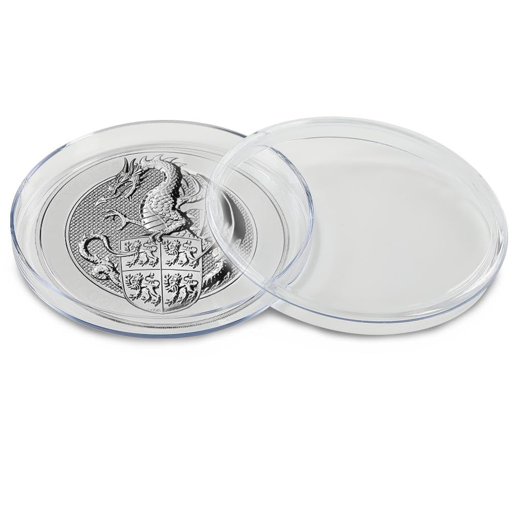 GRAND ORANGE Coin Capsule Holder 1pc Fit Queen Beasts 10 Oz Dragon Silver Coin 89.2mm / 7.16 Long Term Holder - Image 8