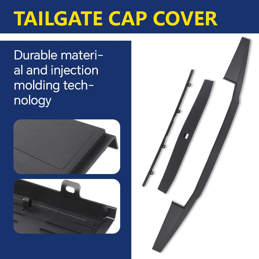 GRAND ORANGE Complete Tailgate Cap Molding Kit Compatible with Ford Super Duty F250 F350 (with Integrated Tailgate Step ONLY) 2017-2020 324099266144 - Image 6