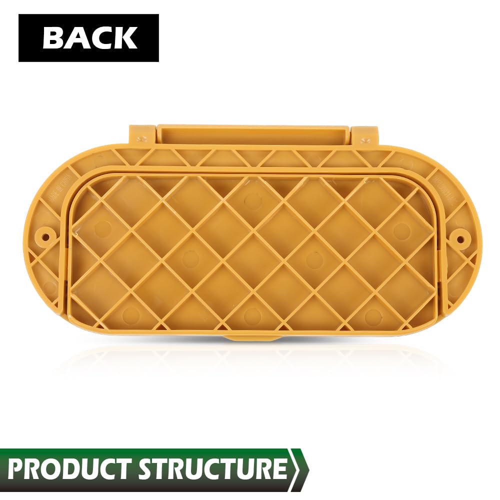 GRAND ORANGE Custom Cover for LCD Display & Controls Compatible with The AquaCal SunBlazer SB128AHDSBLA Model Pool Heater - Image 3