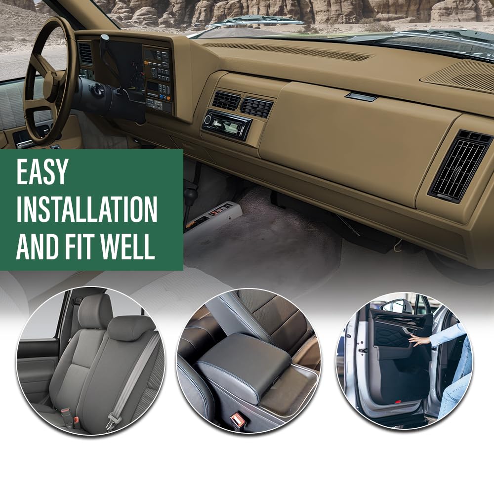 GRAND ORANGE Dash Dashboard Core, Compatible with Chevy & GMC Truck 1988-1994, Fit Chevy Blazer/GMC Yukon Suburban 1992-1994, Beige - Image 5