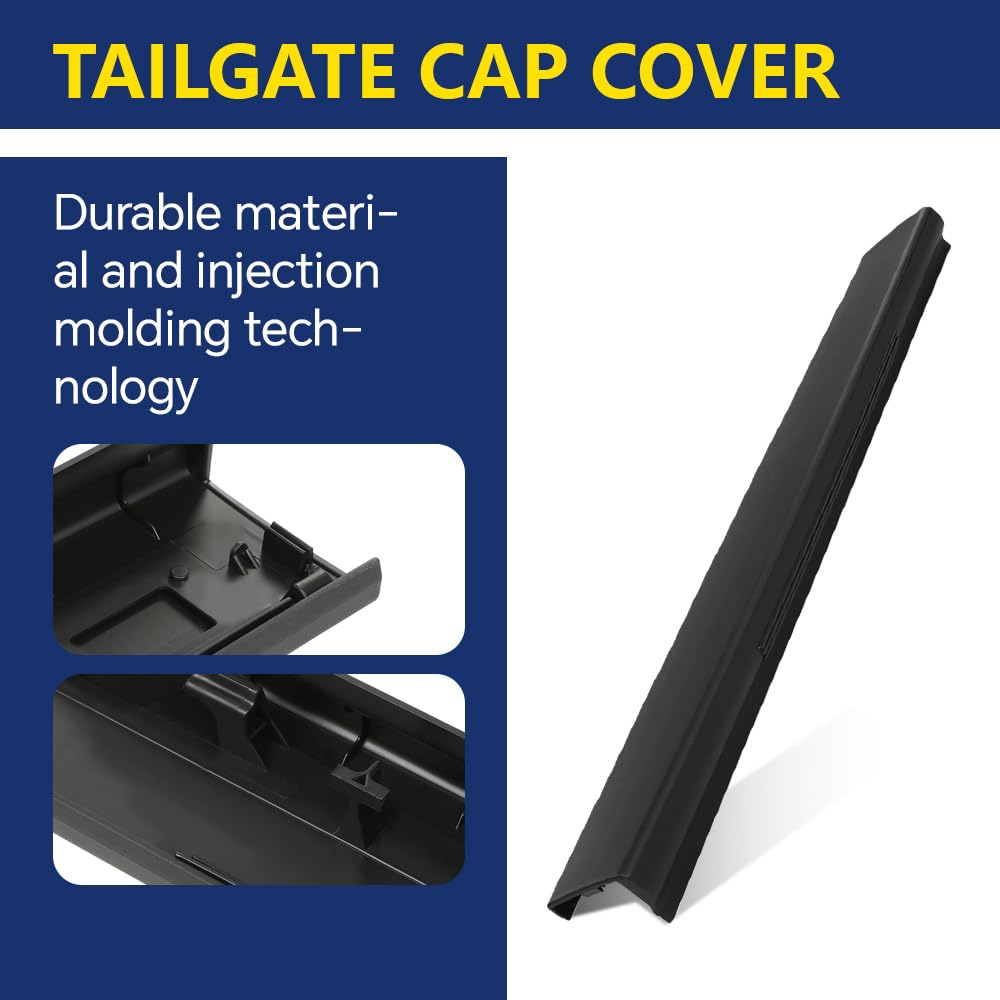 GRAND ORANGE Flexible Step Tailgate Molding Compatible with Ford F250 F350 2011 2012 2013 2014 2015 2016 Black - Image 6