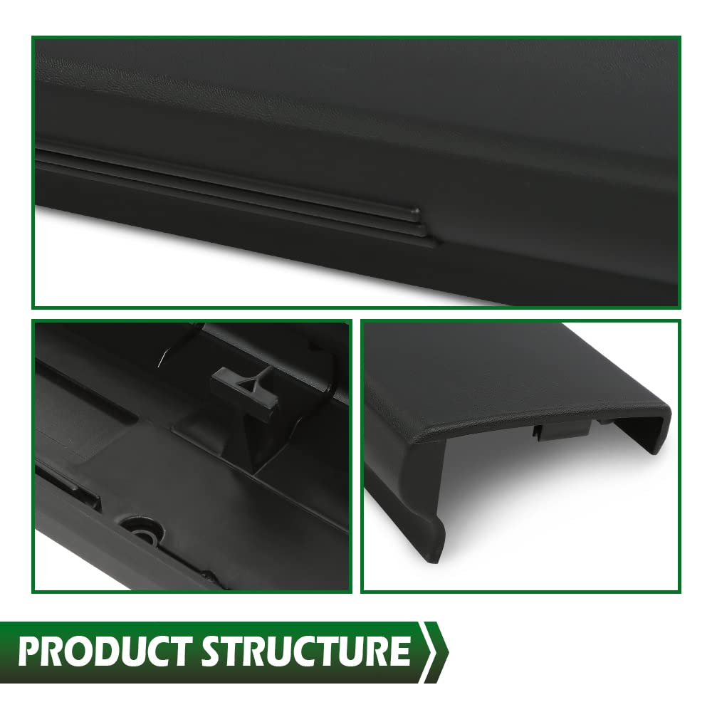 GRAND ORANGE Flexible Step Tailgate Molding Compatible with Ford F250 F350 2011 2012 2013 2014 2015 2016 Black - Image 8