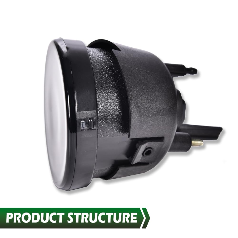 GRAND ORANGE Front Bumper Fog Lights Left/Right Smoky Lens Compatible with Nissan Armada 2005-2007/Nissan Titan 2004-2015 Fog Lamp Assembly Driver & Passenger Side - Image 6