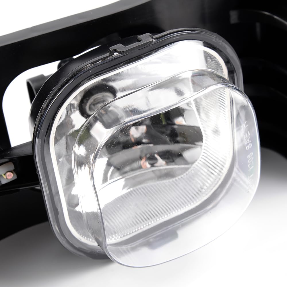 GRAND ORANGE Front Fog Light Lamp Assembly Left&Right Side w/bulbs H10 12V 42W Compatible with Ford F250 F350 F450 F550 Super Duty 2005-2007/ Ford Excursion 2005 Clear Lens - Image 7