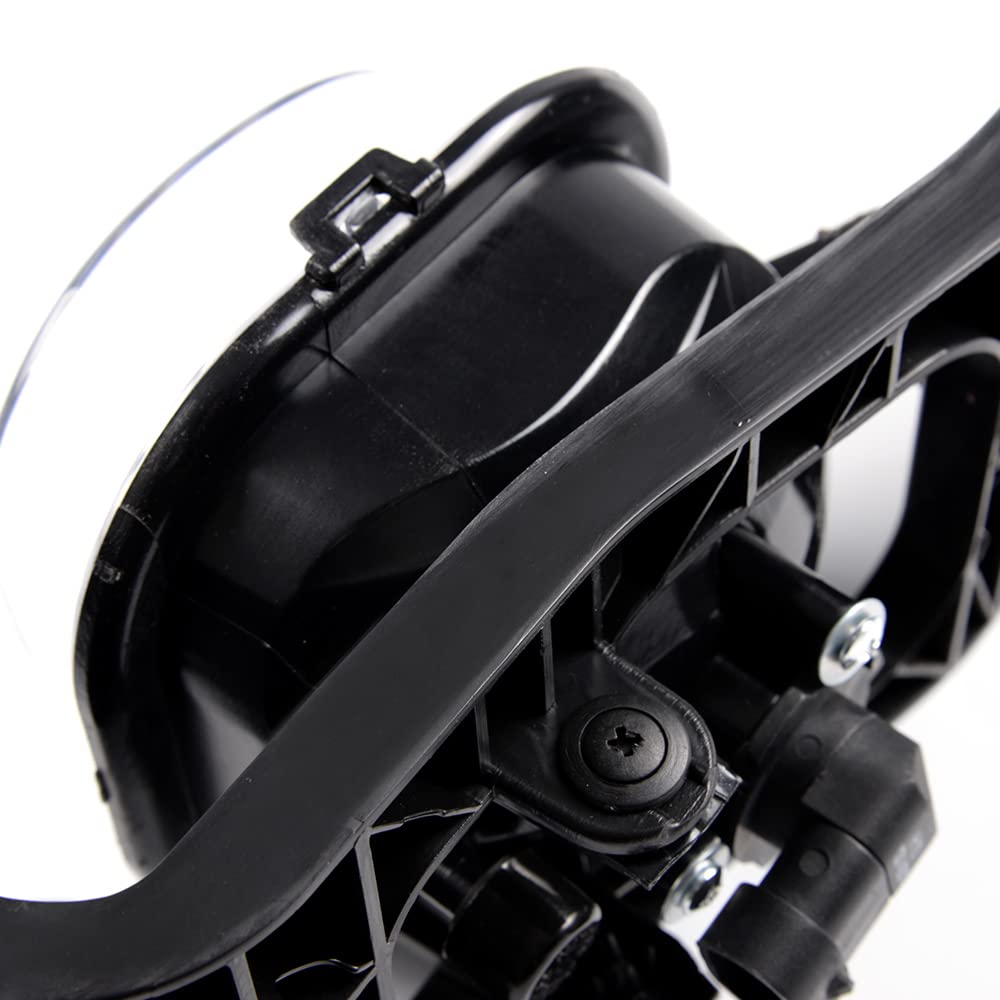 GRAND ORANGE Front Fog Light Lamp Assembly Left&Right Side w/bulbs H10 12V 42W Compatible with Ford F250 F350 F450 F550 Super Duty 2005-2007/ Ford Excursion 2005 Clear Lens - Image 8