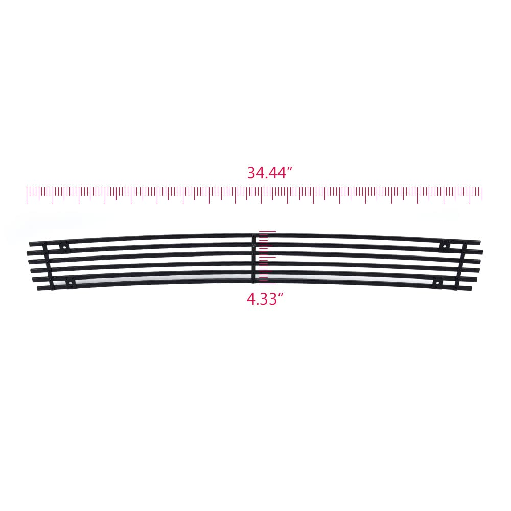 GRAND ORANGE Front Lower Bumper Billet Grille Cover Compatible with 2009-2014 Nissan Maxima - Image 3