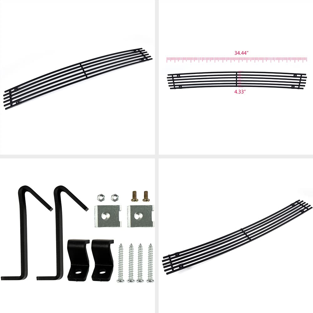 GRAND ORANGE Front Lower Bumper Billet Grille Cover Compatible with 2009-2014 Nissan Maxima - Image 9