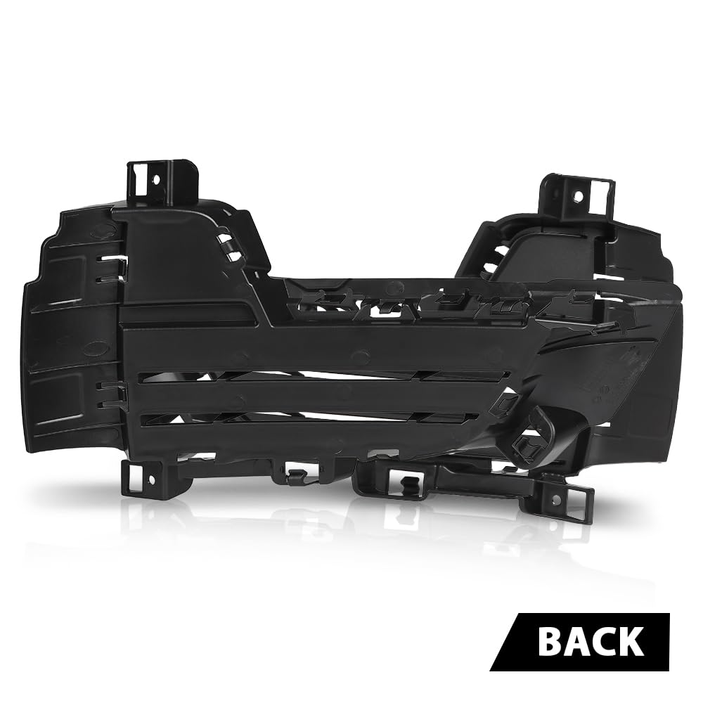 GRAND ORANGE Front Lower Bumper Grille Fog Light Bezel Left Driver Side Compatible with BMW X5 F15 2014-2018, Fit For Models Without M Sport Line Black Plastic 51117307993, BM1038151 - Image 7