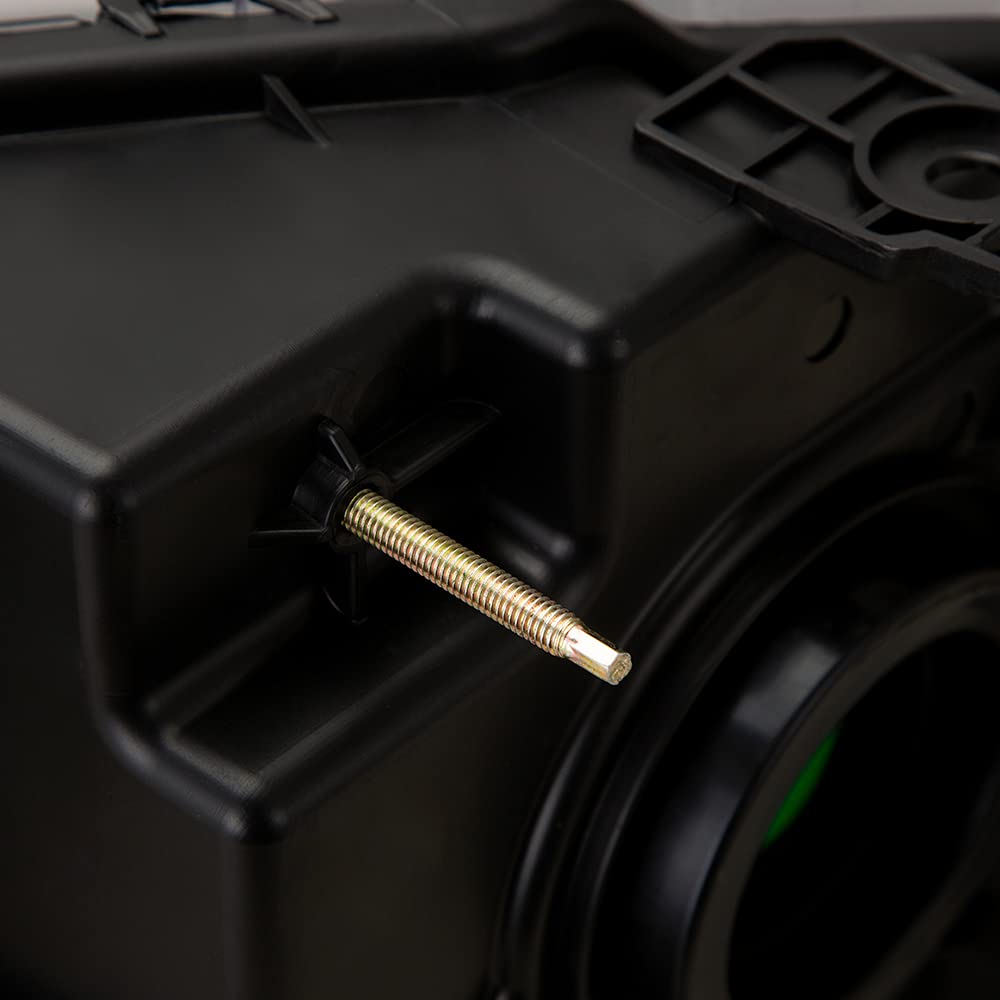 GRAND ORANGE Headlight Assembly Compatible with Ford F150 2004 2005 2006 2007 2008/ Fit Lincoln Mark LT 2006-2008 Driver & Passenger Side Headlamp Clear lens Black Houing Amber Reflector - Image 9