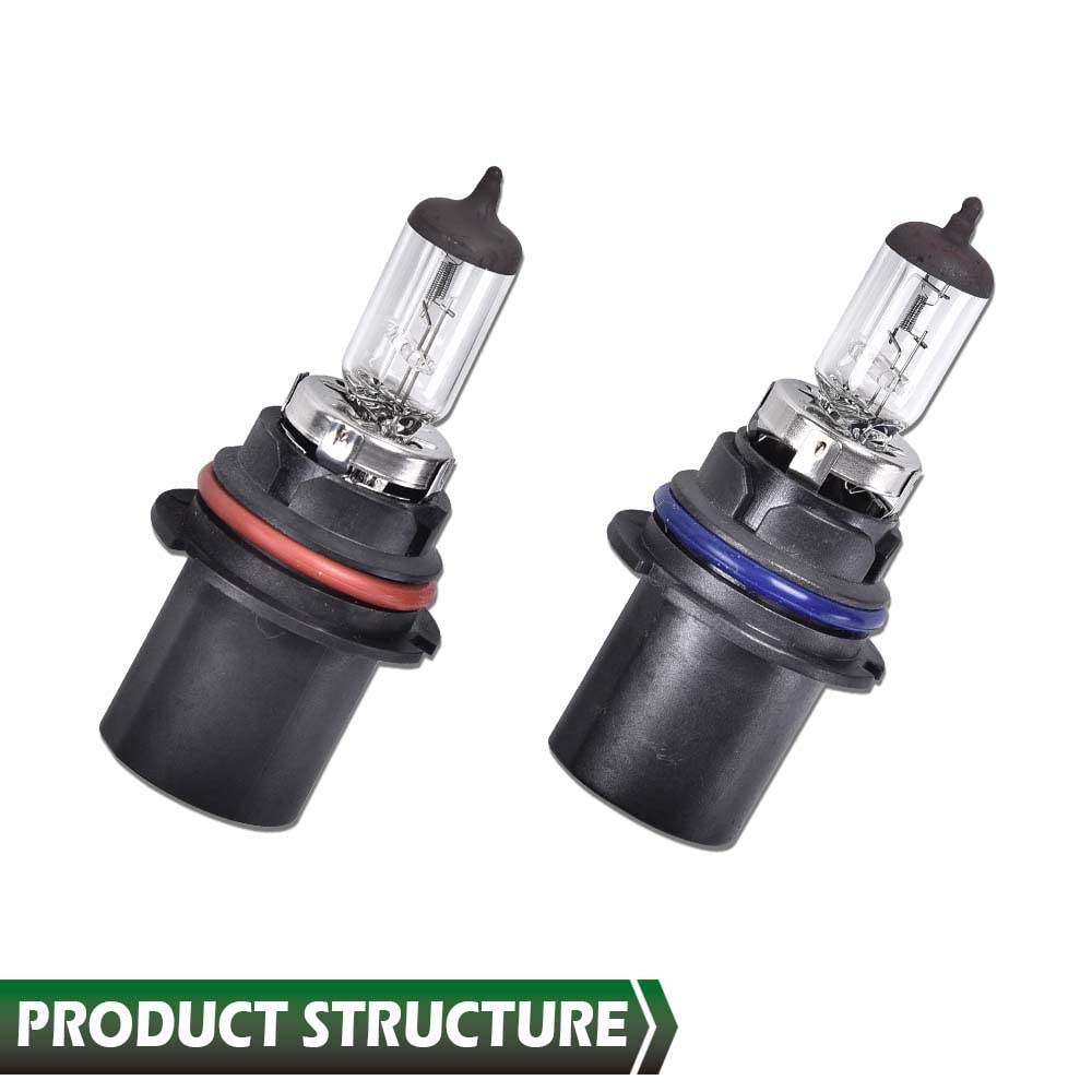 GRAND ORANGE Headlight Assembly Compatible with Ford F150 97-03 /Fit for Ford F250 97-99 /Fit for Ford Expedition 97-02 Driver & Passenger Side Clear Lens - Image 6