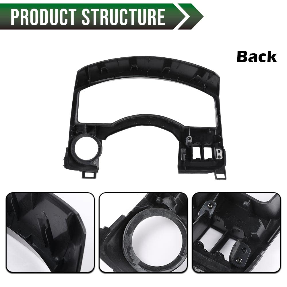 GRAND ORANGE Instrument Cluster Dash Panel Gauge Cover Bezel Trim Compatible with Nissan Titan 2004 2005 2006 /Fit Nissan Armada 2004-2006 Dash Panel 68240-7S000 - Image 4