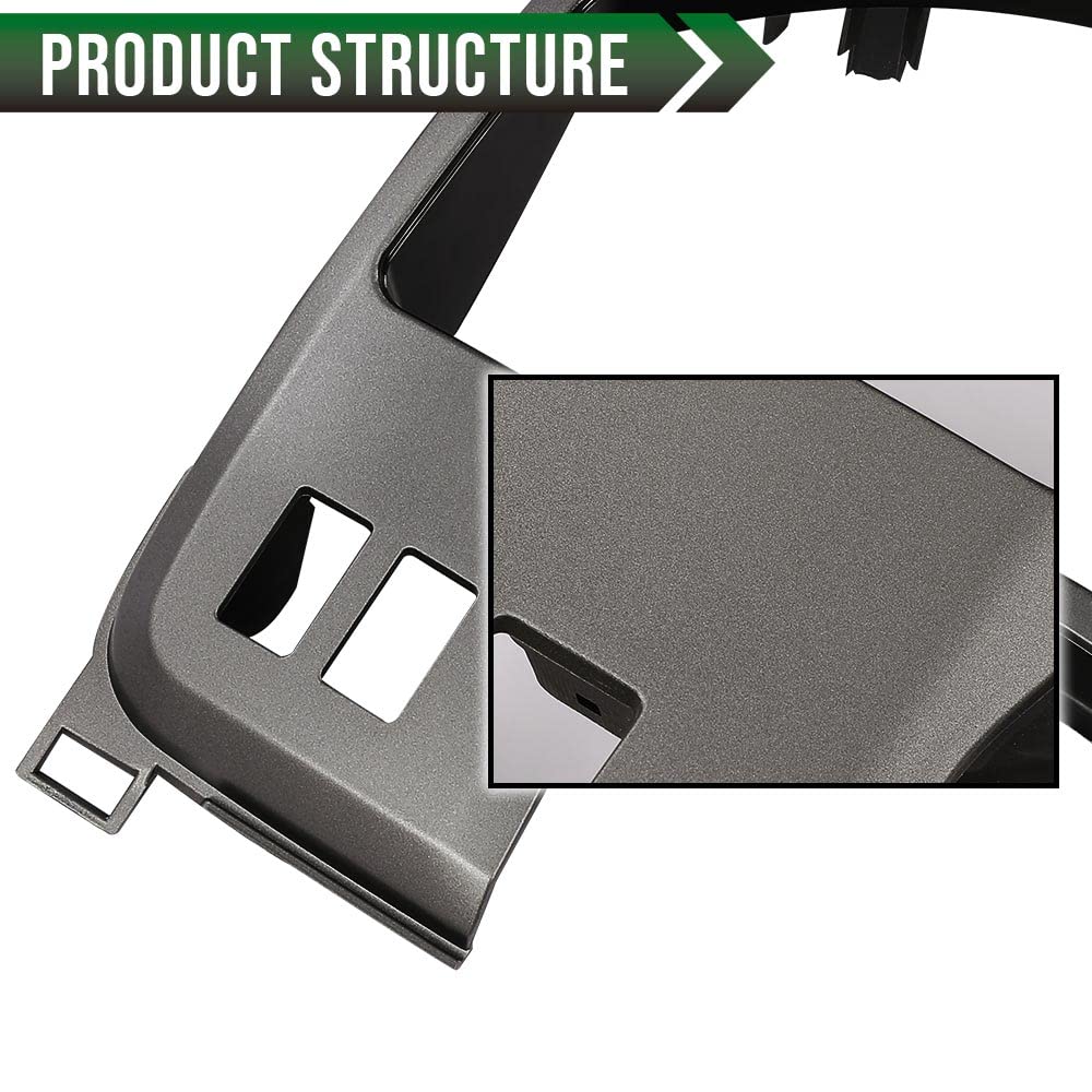 GRAND ORANGE Instrument Cluster Dash Panel Gauge Cover Bezel Trim Compatible with Nissan Titan 2004 2005 2006 /Fit Nissan Armada 2004-2006 Dash Panel 68240-7S000 - Image 6