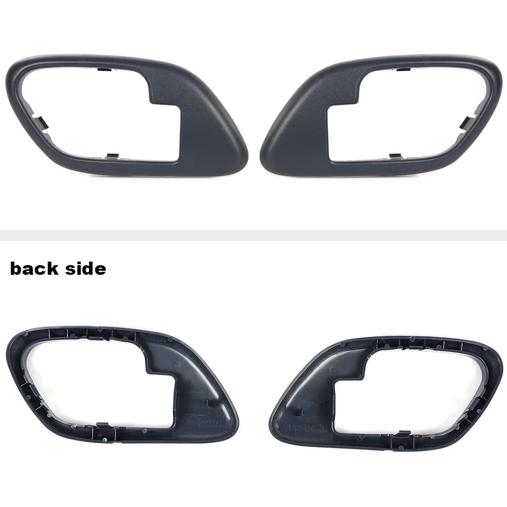 GRAND ORANGE Interior Door Handle Trim Bezel 2pcs Compatible with 1995-2002 Chevy C3500 Truck 1995-2000 GMC C2500 Truck 1995-1999 GMC Suburban K1500 15708082 15708081 Blue - Image 9
