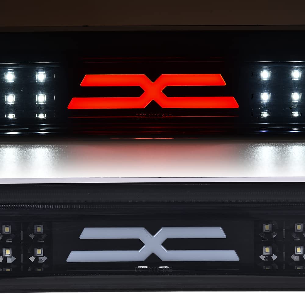 GRAND ORANGE LED 3rd Brake Light Compatible with Toyota Tundra 2007 2008 2009 2010 2011 2012 2013 2014 2015 2016 2017 2018 Cargo Brake Lamp Clear Lens Black Housing - Image 5