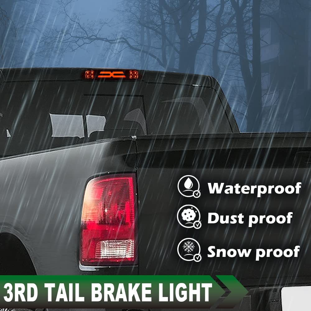 GRAND ORANGE LED 3rd Brake Light - Red Lens, Compatible with 1993-2011 Ford Ranger, 1999-2016 Ford F250-F550 Super Duty, 1995-2003 Mazda B2300-B4000 - Image 4