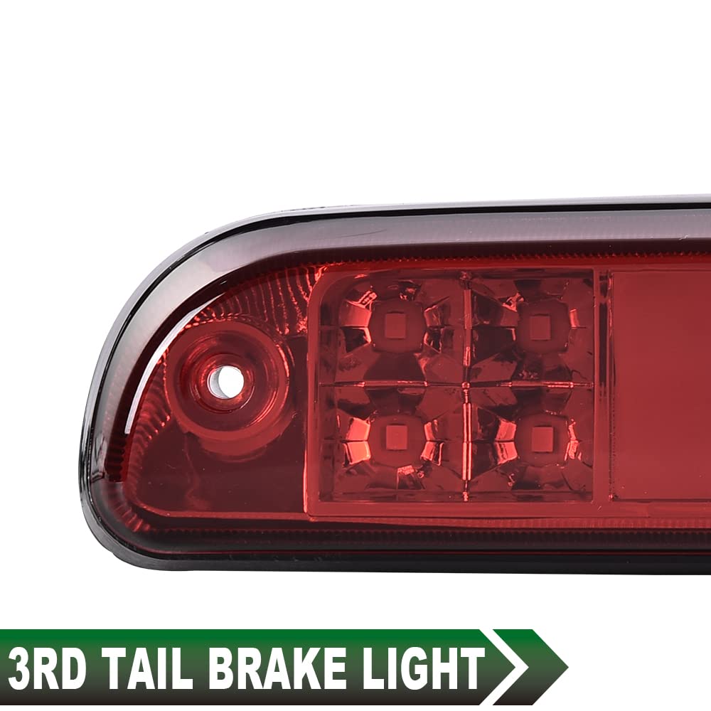 GRAND ORANGE LED 3rd Brake Light - Red Lens, Compatible with 1993-2011 Ford Ranger, 1999-2016 Ford F250-F550 Super Duty, 1995-2003 Mazda B2300-B4000 - Image 8