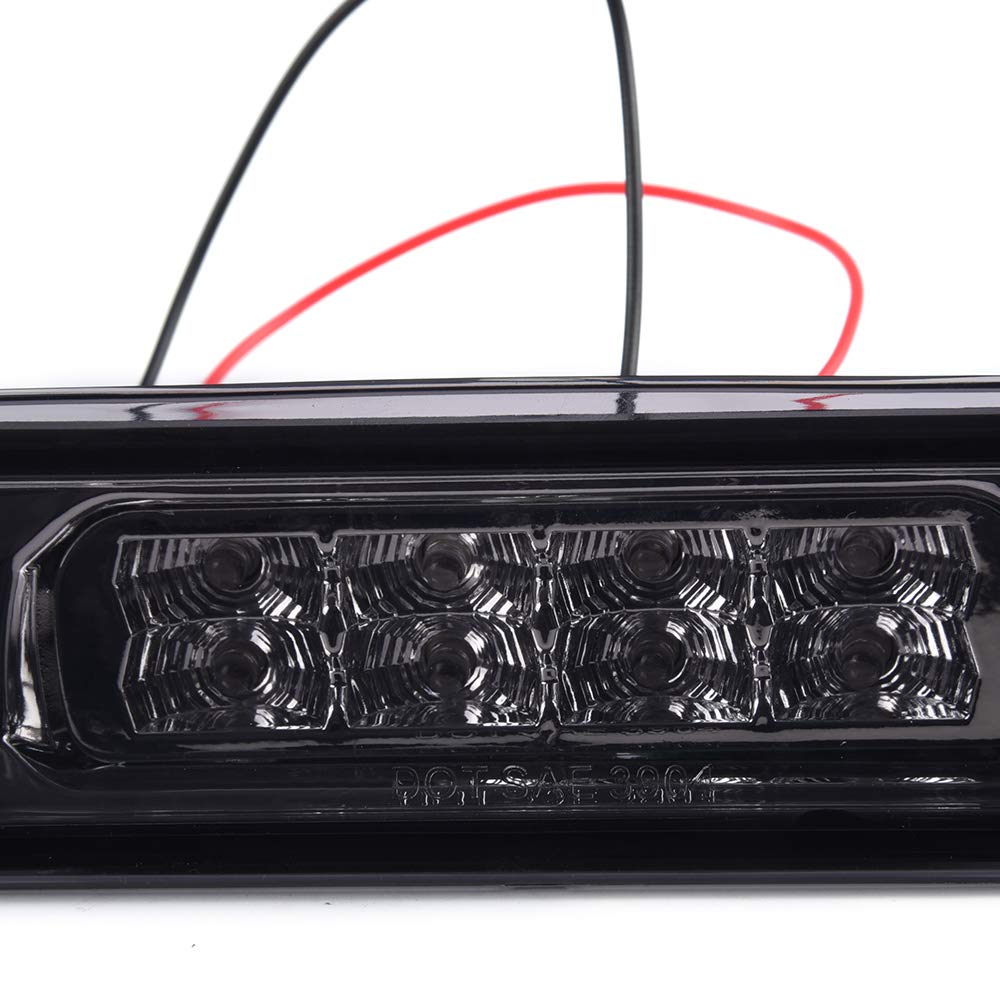 GRAND ORANGE LED Third Brake Light Compatible with Jeep Grand Cherokee 99-04 Tail Light Smoke Lens - Image 3