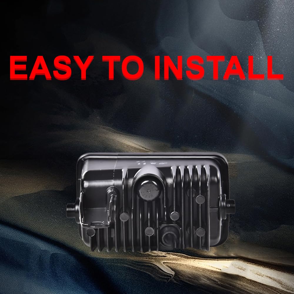 GRAND ORANGE Pair LED Fog Lights Compatible with Ford F150 2015-2020/ Ford F250 F350 Super Duty 2017-2018 Fog Lamps Front Bumper Lamps FL3Z15200B, FL3Z15201B - Image 6