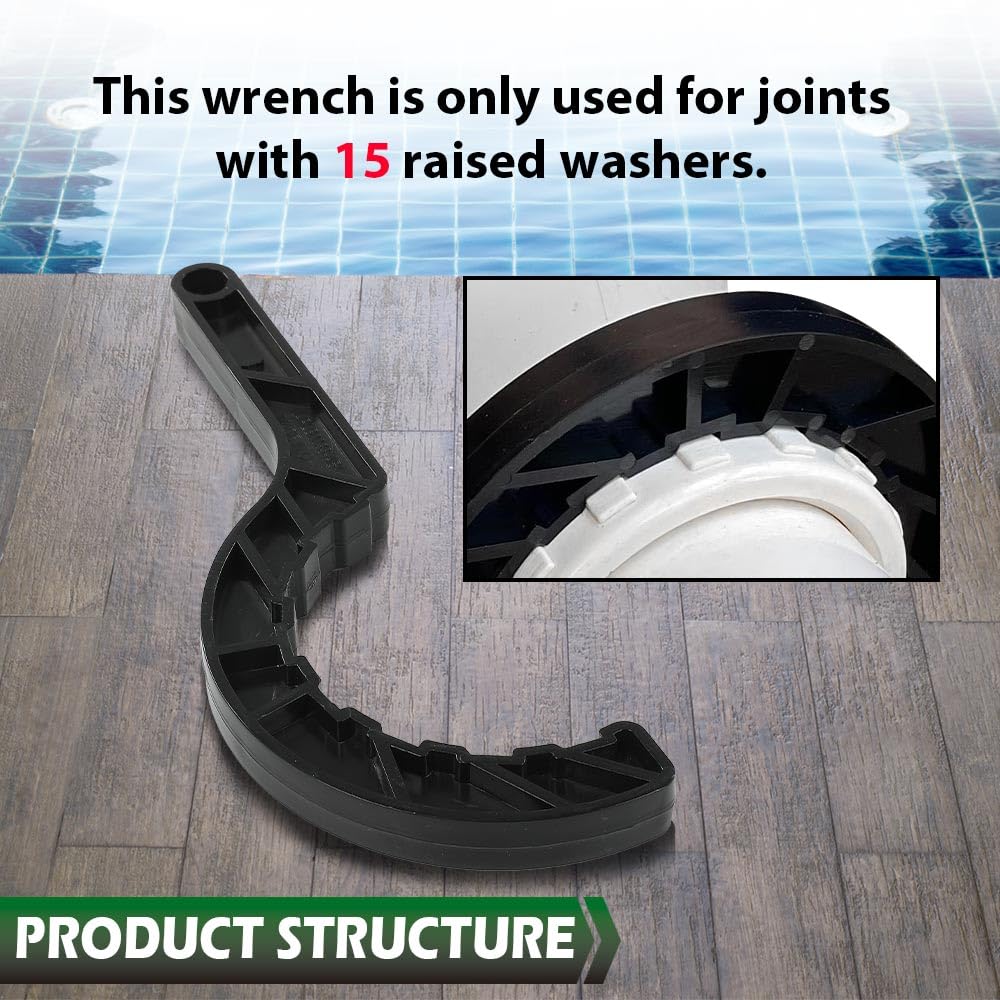 GRAND ORANGE Pool Salt Cell Wrench Compatible with Hayward Turbo Cell/Fit for Hayward GLX-Cell 2″ Union - Image 6