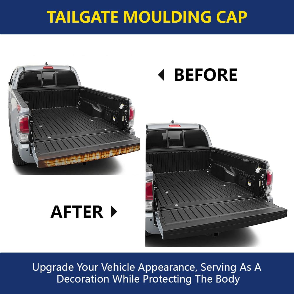 GRAND ORANGE Tailgate Molding Cap Cover Compatible with Toyota Tacoma 2005-2015 2006 2007 2008 2009 2010 2011 2012 2013 2014 2015 Tailgate Cover Molding Top Cap Protector TO1904100 - Image 5