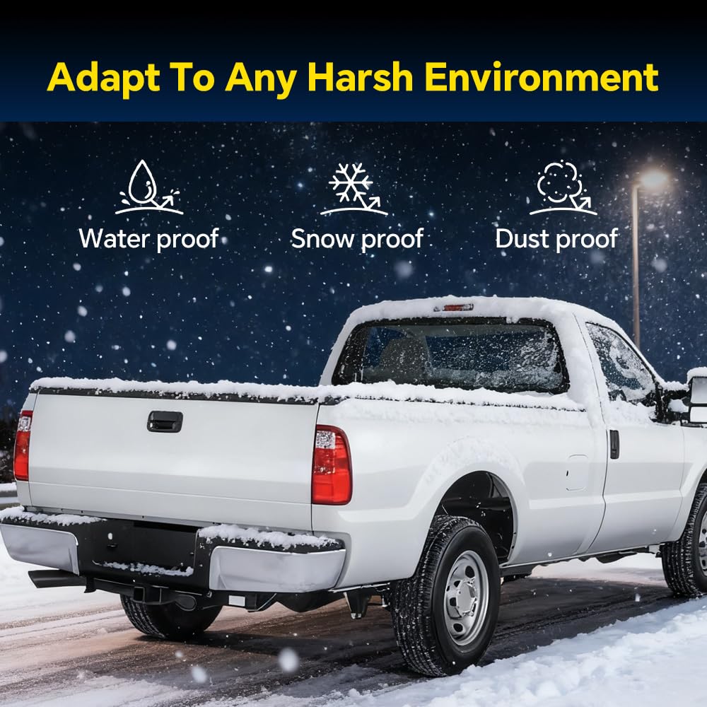 GRAND ORANGE Right Tail Light Assembly Rear Lights Tail Lamp Compatible with Ford F250 F350 F450 F550 Super Duty 2008-2016 RH Passenger Side W/o Bulb - Image 6