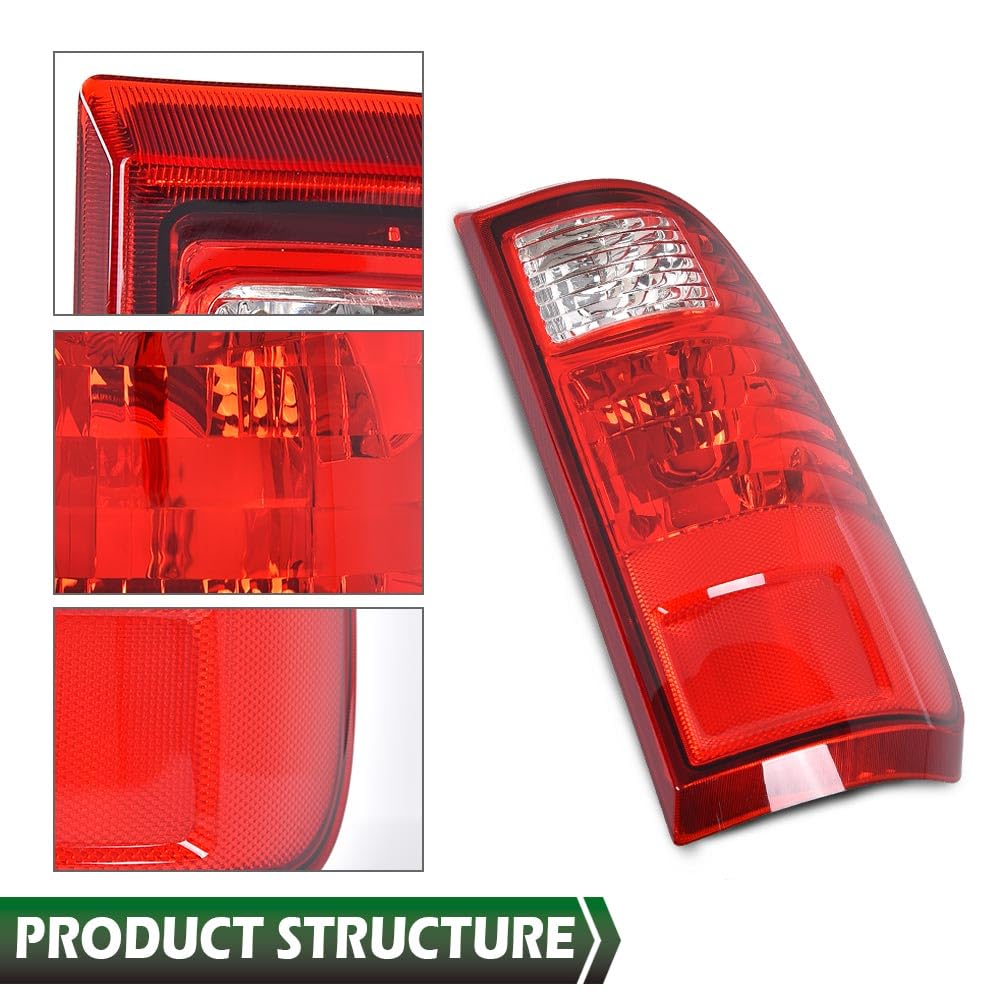GRAND ORANGE Right Tail Light Assembly Rear Lights Tail Lamp Compatible with Ford F250 F350 F450 F550 Super Duty 2008-2016 RH Passenger Side W/o Bulb - Image 7