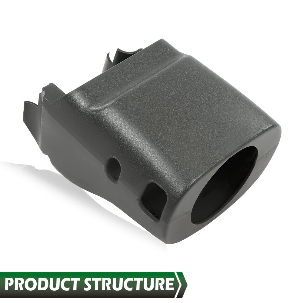 GRAND ORANGE Steering Column Cover Lower & Upper Compatible with Toyota 4Runner 1990 1991 1992 1993 1994 1995 TILT New Lens Gray Plastic - Image 5