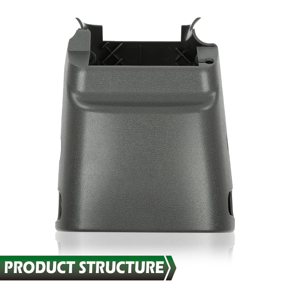 GRAND ORANGE Steering Column Cover Lower & Upper Compatible with Toyota 4Runner 1990 1991 1992 1993 1994 1995 TILT New Lens Gray Plastic - Image 7