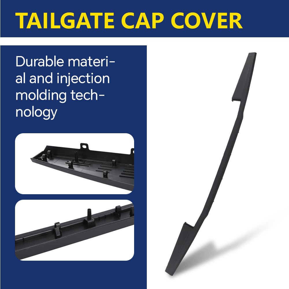 GRAND ORANGE Tailgate Cap Molding Compatible with Ford F250 F350 Super Duty 2017 2018 2019 2020 (Fit for Models Integrated Tailgate Step ONLY) 324099266144 - Image 5
