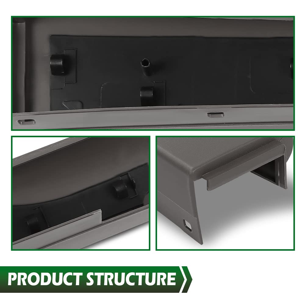 GRAND ORANGE Tailgate Molding 3pc Set Compatible with Ford F250 & F350 King Ranch 2011 2012 2013 2014 2015 2016 - Image 8