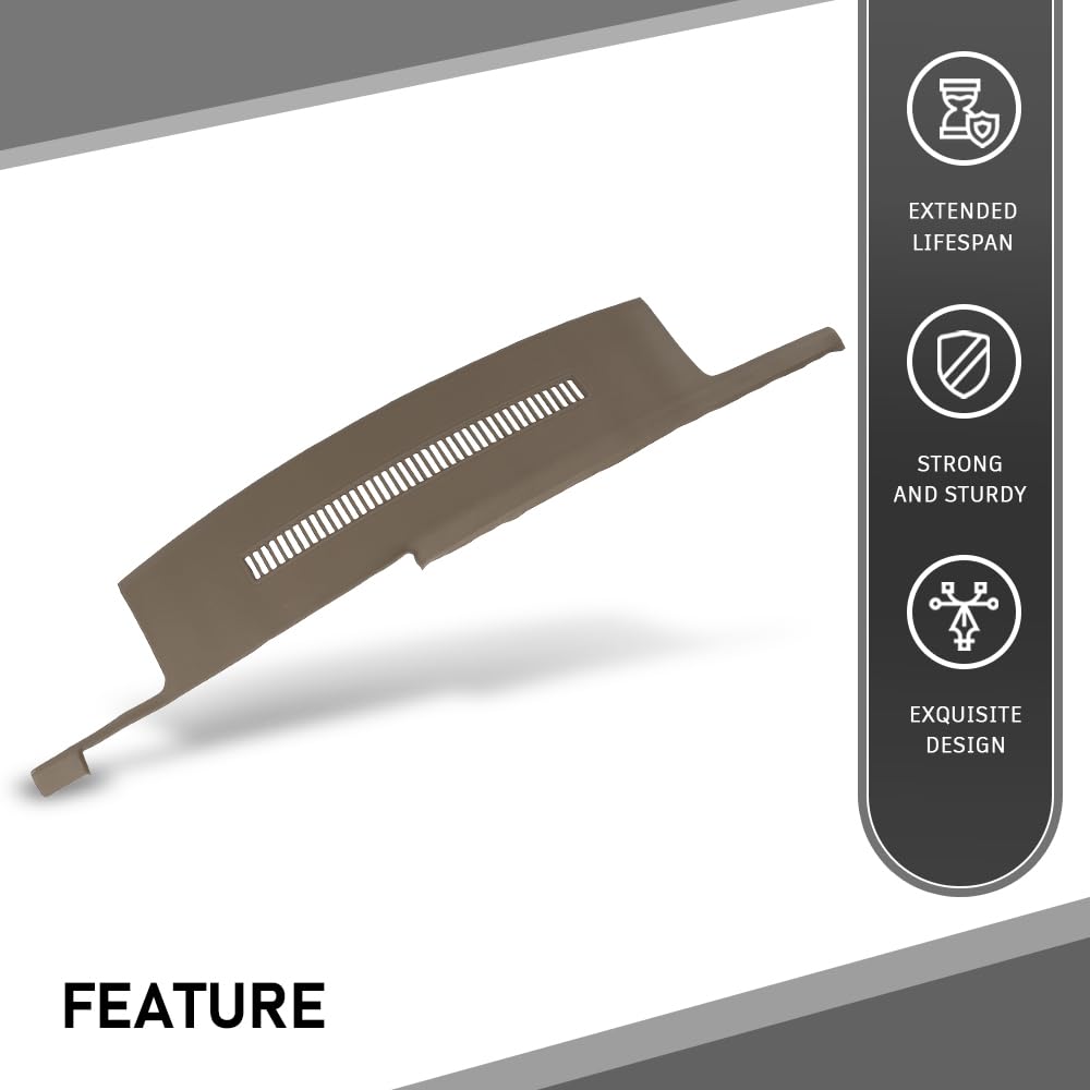 GRAND ORANGE TPE Dash Cover Dashboard Beige Compatible with Chevy Blazer Suburban GMC Yukon C1500 C2500 C3500 K1500 K2500 K3500 R20 R30 V30 R2500 R3500 V3500 1988-1994 - Image 7