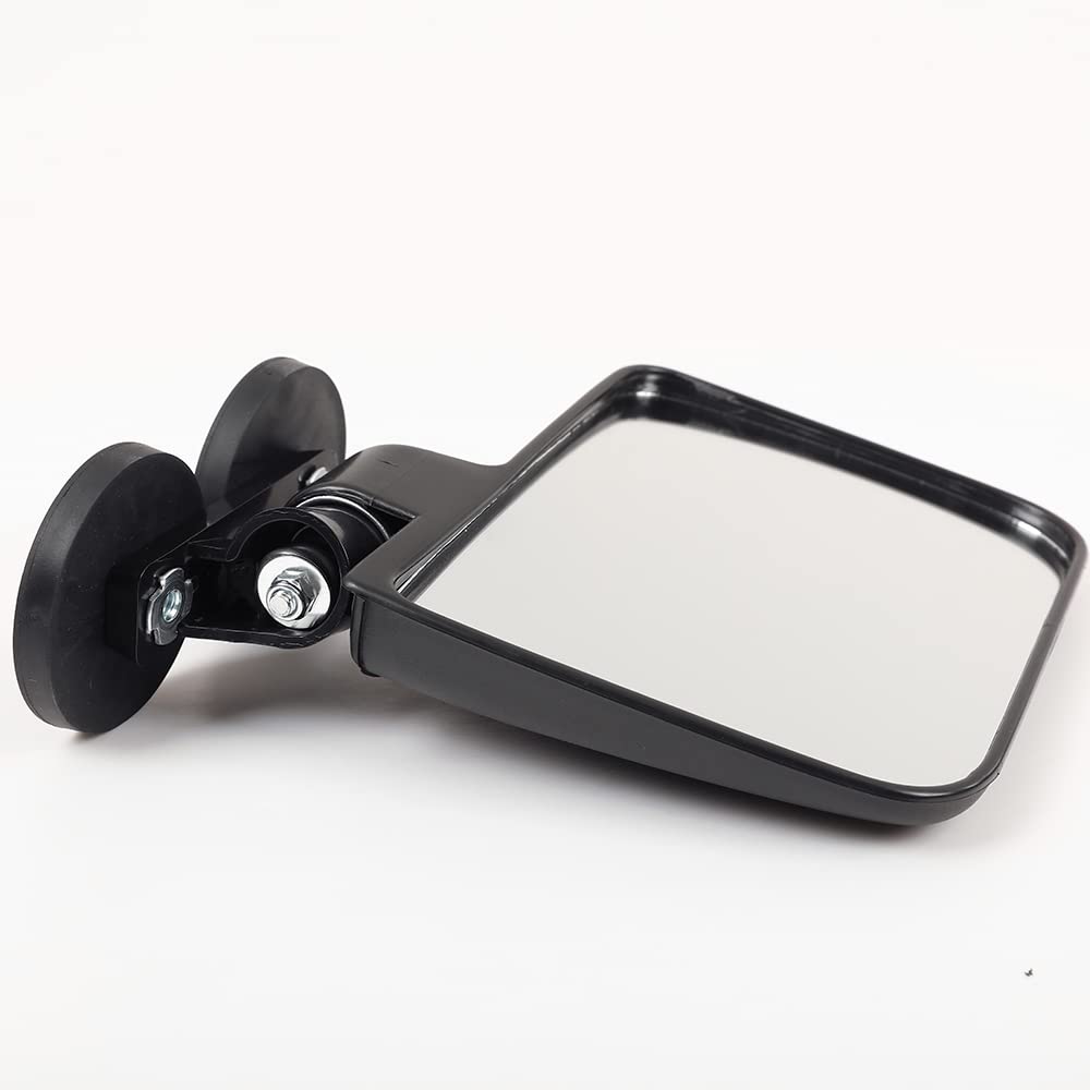 GRAND ORANGE Universal Tractors Magnetic Mirror 114LB Rated Fit for Mowers Dozers Forklift Golf Cart Tractor Accessories, Compatible With John Deere Kubota Magnet Rubber Coated Tractor Side Mirrors - Image 5