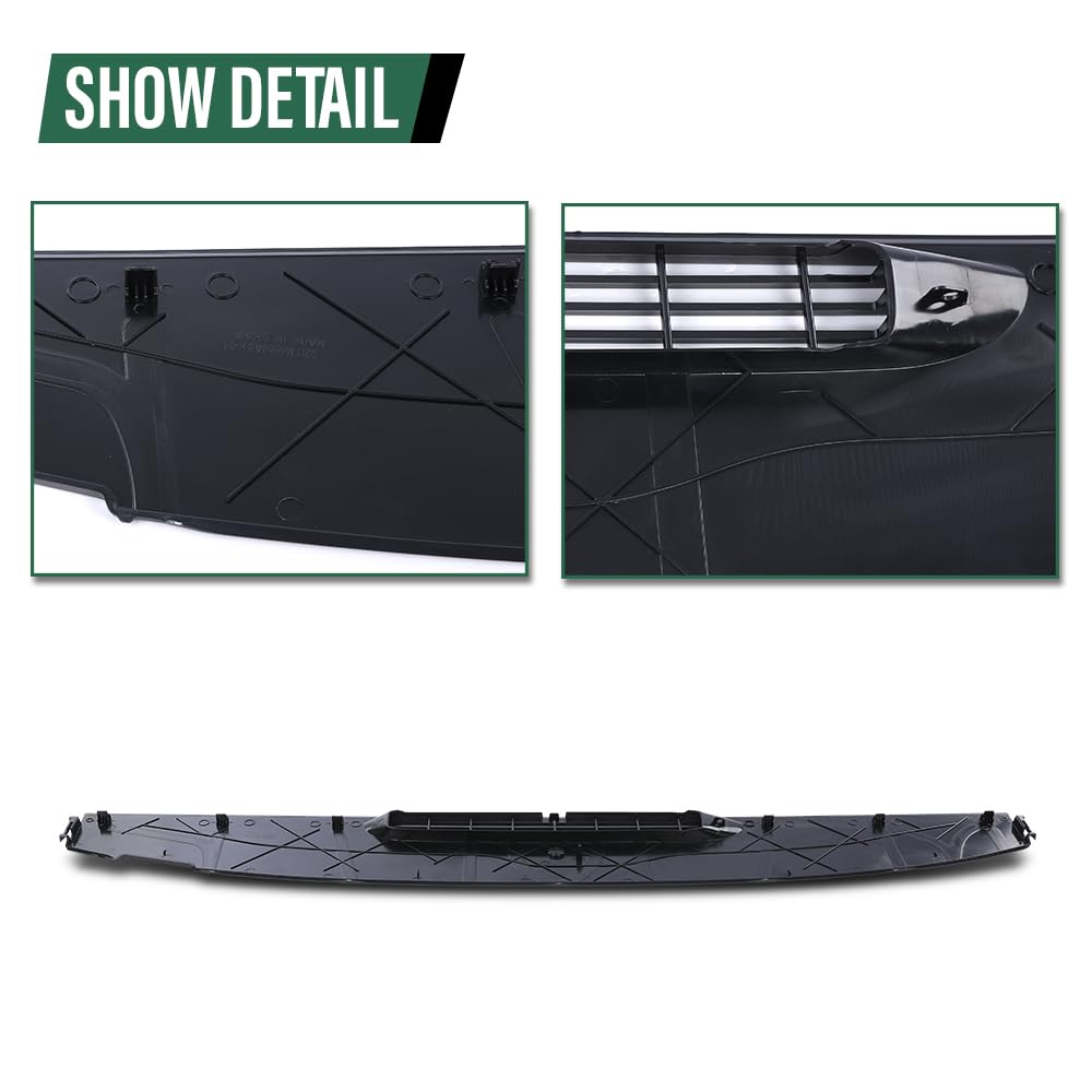 GRAND ORANGE Upper Dash Panel Compatible with Chevy Silverado/suburban/Tahoe/Fit GMC Sierra/Yukon/Avalanche/Cadillac Escalade 2007-2013 Black Dashboard 15845046 25903822 15893133 - Image 6