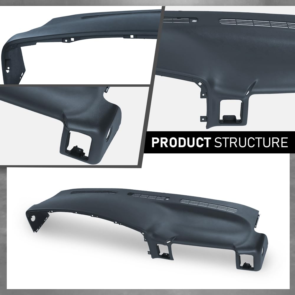 GRAND ORANGE Upper Dashboard Dash Cover Cap, Compatible with Chevy Silverado GMC Sierra 1500 2500HD 3500 Chevy Avalanche Tahoe Suburban GMC Yukon XL 1999-2006, Dash Cover Panel, Blue - Image 6