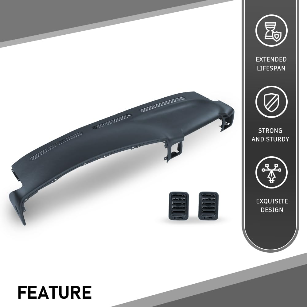 GRAND ORANGE Upper Dashboard Dash Cover Cap, Compatible with Chevy Silverado GMC Sierra 1500 2500HD 3500 Chevy Avalanche Tahoe Suburban GMC Yukon XL 1999-2006, Dash Cover Panel, Blue - Image 8