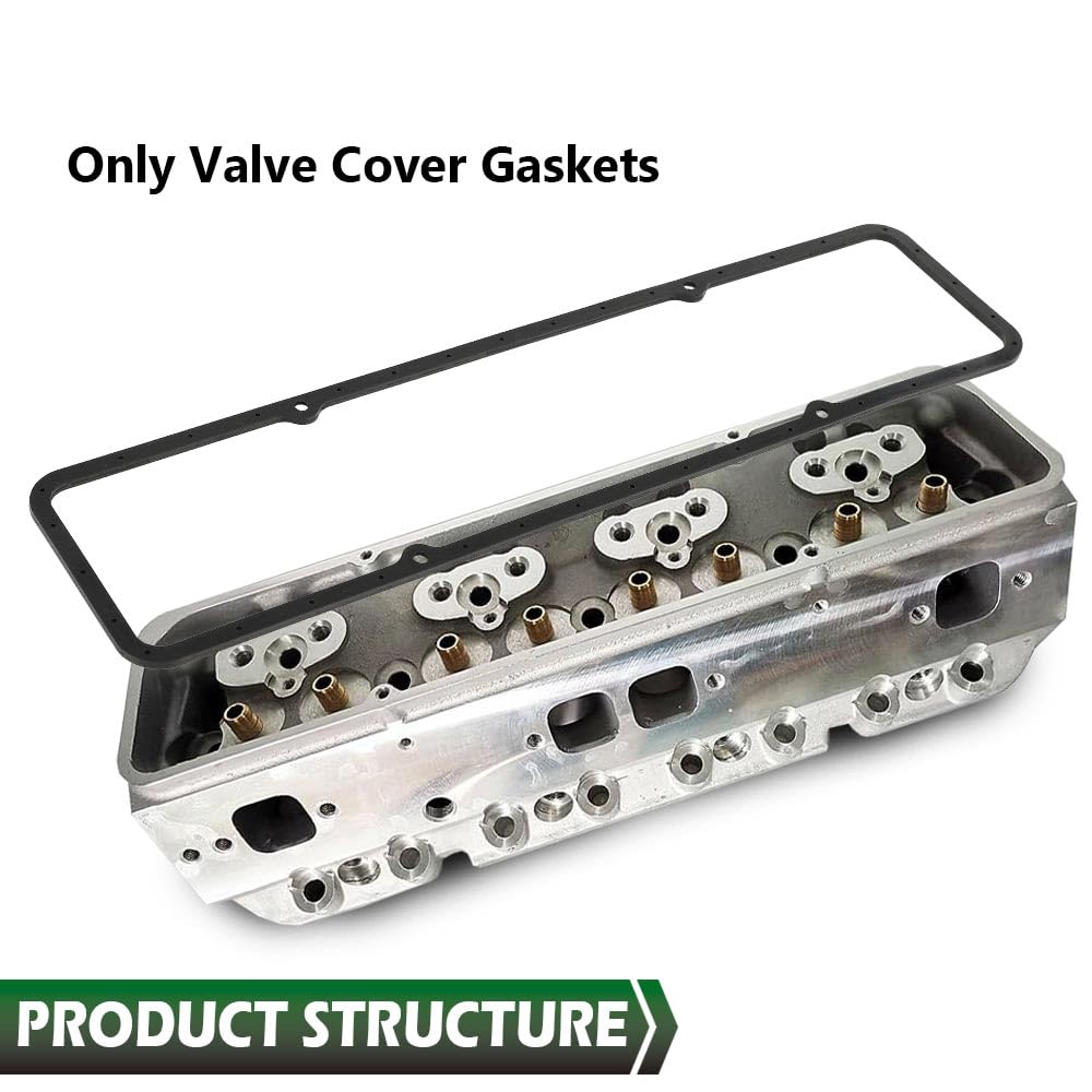 GRAND ORANGE Valve Cover Gaskets Compatible with SBC Chevy 305 327 350 383 400 Engines 7484BOX - Image 8